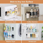 Mystozer Magnetic Spice Rack for Refrigerator Clear, 4 Pack - Image 5