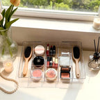 Acrylic Expandable Desk Drawer Organizer with 11 Adjustable Compartments - Image 6