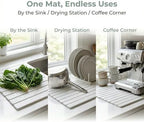 Stone Drying Mat of Kitchen Counter, Water Absorbent Diatomite Bath Mat - Image 6