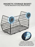 Delobon Magnetic Baskets, Pegboard Tool Organizer - Image 7