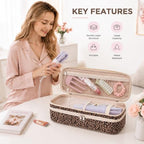 Hair Tool Travel Bag, Leopard - Image 6