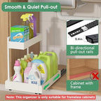 REALINN Expandable Under Sink Organizer with 6-Level Height Adjustment - Image 3