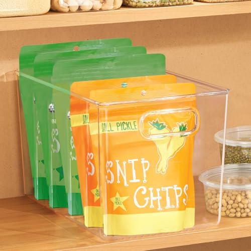 iDesign Storage Bins with Handles, Set of 2, Clear - Image 3