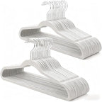 Gray Velvet Hangers 60 Pack, Adult Hangers Anti-Slip Slim Space Saving Hangers with 360° Swivel Hook, 17.5 Inch Clothes Hangers for Coats,Sweater,Jackets,Dresses, Shirts, Suits & T-Shirts by BGRQRIQ