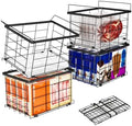 Freezer Organizer Bins for 3.5 Cu.Ft,Upgrade Quick Expand/Collapse,4PACK by ANJUBAN