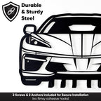 MOOH Metal Automotive Key Holder with 6 Hooks - Unique Wall Mounted Car Lovers Gifts for Men & Women - Cool Man Cave Decor - Image 4