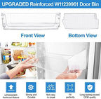 [2 PACK] UPGRADED W11239961 W10900538 Refrigerator Door Shelf Bin Compatible with Whirlpool Refrigerator Door Shelf Parts PS12578777 AP6333410 WRS315SDHZ08 WRS321SDHZ08 WRS315SDHM WRS325SDHZ Door Bin - Image 5