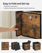 SONGMICS Storage Cubes, Set of 6, 13-Inch Foldable Closet Organizers - Image 7