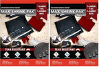 MAX Shrink-Pak Vacuum Seal Storage Bags for Clothing, Travel, Bedding | Tear-Proof, Dual-Valve Space Saver Compression Bags - 1 Large, 1 XL, 1 Jumbo (Pack of 2) by Hefty
