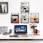 DILIBRA 4 Packs Hanging Wall File Organizer, Foldable Magazine File Holder - Image 6