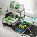 Swedecor Large 2 Tier Dish Drying Rack - Expandable for Kitchen Counter by Swedecor