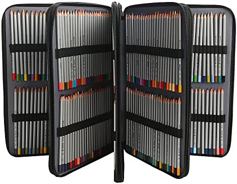 384 Slots Pencil Case, 4-Layer Organizer with Shoulder Strap - Image 4