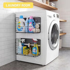 2 Set Magnetic Shelf for Fridge , Fruit Potato & Onion Storage Bins, Pantry Organizers & Storage, Large Container Magnetic Basket for Refrigerator, Kitchen Counter, Cabinet, Magnetic Fridge Organizer - Image 6