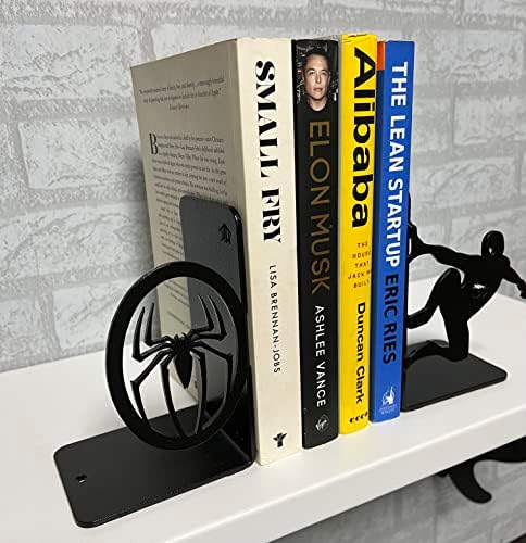 Superhero Decorative Metal Bookends,Metal Bookends, Non Skid Book Ends, Book Stopper for Home/Office Decor/Shelves, 7 X 5.5 X 4 inch per Piece - Image 4
