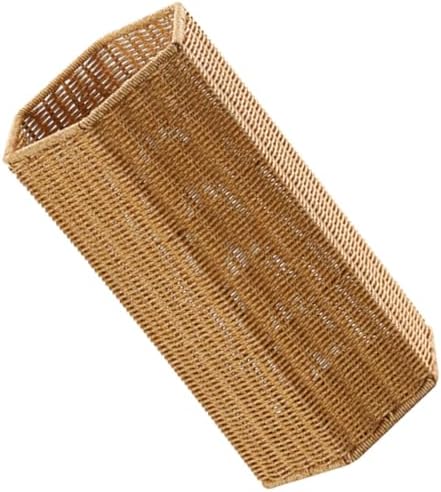 Alipis Woven Umbrella Stand for Entryway Freestanding Umbrella Holder Basket Storage Rack Tall Floor Woven Bucket Flower Vase for Canes Walking Sticks Organizer by Alipis