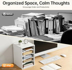 11 Slots Mail Organizer Vertical File Organizer, Vertical Desktop sorter - Image 5