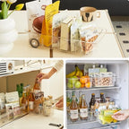 LXLXXL Fridge Organizer and Storage Drawer Rolling Refrigerator Bins,3 Pack - Image 6