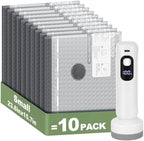 10 Small Vacuum Storage Bags with Rechargeable Electric Air Pump by AOURESI