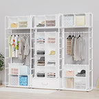 HOMIDEC Closet Organizers and Storage, 16 Cube Storage Organizer, White - Image 3