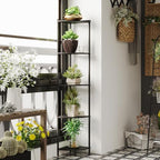 SUNMORY 5 Tier Corner Shelf, 65" Tall Corner Shelves for Living Room Decor - Image 5