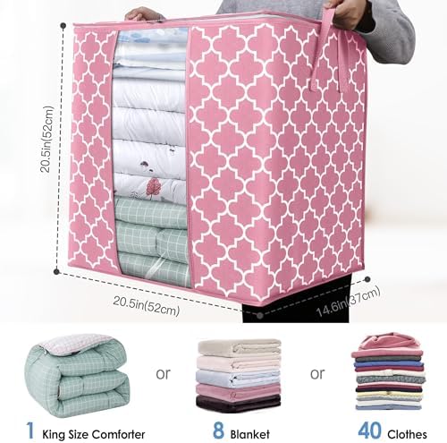 Storage Bags 4 Pack 100L Clothes Organization and Storage Containers - Image 2