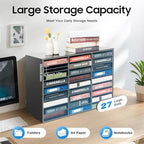 27-Slots Classroom Mailbox 0.24" PVC Literature Organizer - Image 5