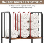 4-Tier Freestanding Towel Racks for Bathroom, Towel Rack Stand - Image 2