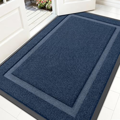 OLANLY Front Door Mat Outside 59x30, All-Season Heavy-Duty Rubber Doormat by OLANLY
