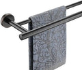 JQK Double Towel Bar, Oil Rubbed Bronze 27 Inch 304 Stainless Steel Thicken 0.8mm Bath Towel Rack for Bathroom, Towel Holder Wall Mount ORB, Useable Length 24 Inch, TB100L24-ORB by Homeimprovement