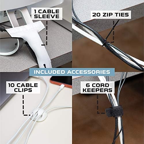 Iron Forge Cable Large Cable Management Box, Black, Includes Cable Sleeve - Image 6