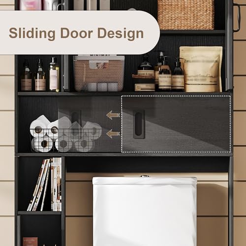 ChooChoo Over The Toilet Storage Cabinet with Adjustable Shelves - Image 6