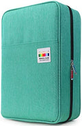 YOUSHARES Big Capacity Colored Pencil Case - 300 Slots large Pen Case Organizer with Multilayer Holder for Prismacolor Colored Pencils & Gel Pen (Green) by YOUSHARES