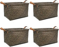 GIB Wicker Woven Storage Baskets for Organizing Blankets Laundry Shelves by GIBCleaningtool