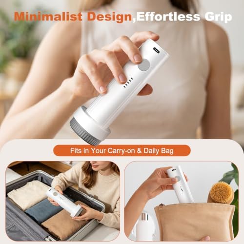 Rechargeable Wireless Pump Travel Vacuum Bags, 18 Pack Portable Storage Bags for Travel and Home, Compression Packing Seal for Clothing, Clothes, Blankets, Luggage, Suitcase (18) - Image 6
