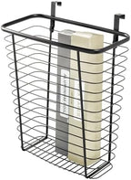 iDesign Metal Over-the-Cabinet Basket for Kitchen Storage - Matte Black by iDesign