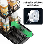 Mystozer Pull Out Spice Rack Organizer for Cabinet, Slide Out Spice Racks - Image 5