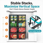 iSPECLE Chest Freezer Organizer - Small Storage Baskets for 7 Cu.Ft, 8 Pack - Image 6