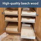 Pull Out Cabinet Drawers - 6x2 Size Options (12-23'W,18-21'D), Pre-Assembled with Soft Close Slides, Solid Beechwood, Easy Installation(29'W x 18'D) - Image 6