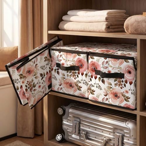 Stackable Clothes Storage Bins with Lids 3 Pack - Image 5