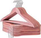 American Red Cedar Hangers 20 Pack, Wooden Suit Hangers by ELONGHOME