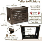 WiFi Router Storage Cabinet Router Box Hider WiFi Box Hider Shelf Cover - Image 3