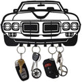 MOOH Metal Car Key Holder with 6 Hooks - Unique Wall Mounted Car Lovers Gifts for Men & Women - Cool Man Cave Decor by MOOH