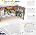 The Original Under Sink Mat - Silicone Waterproof mat, Trimmable, Easy to Clean, Kitchen Cabinet Liner, Under Sink Protector mats, Drip Tray with Lip - 34" x 22" or Smaller - Image 3