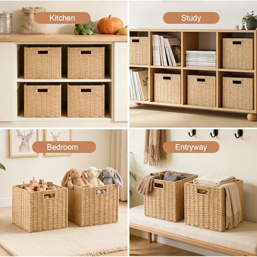 Paper Rope Storage Baskets Set - Image 7