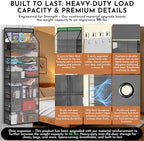 PAULONE Over the Door Organizer Heavy Duty – 96 Lbs Capacity 20 Pair Shoe Rack with Multi-Size Pockets Fits Tall Boots up to 11.8", Breathable Mesh, Metal Hooks – Also for Bags, Toys, Toiletries - Image 4