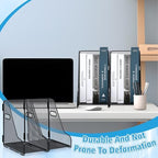 2 Pack Large Binder Folder Holder for Desk Metal Mesh Magazine File Holder (2) - Image 6