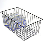 16inch Upright Freezer Organizer Baskets for 13-14,16-21 cu.ft Standup Freezer, Settle freezer chaos and reduce food waste effectively, Durable, Fully Use Space, Improve Air Circulate, Black, 4pcs - Image 4