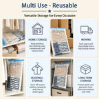 XXL Jumbo Vacuum Storage Bags, for Blanket, Bedding, Comforters - Image 6