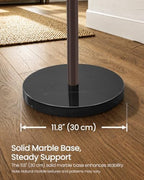 SONGMICS Freestanding Coat Rack, 16 Hooks, Steel Coat Tree with Marble Base - Image 5