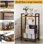 IBUYKE Toilet Paper Holder Stand Bathroom Tissue Roll Dispenser UTLJ020H - Image 3